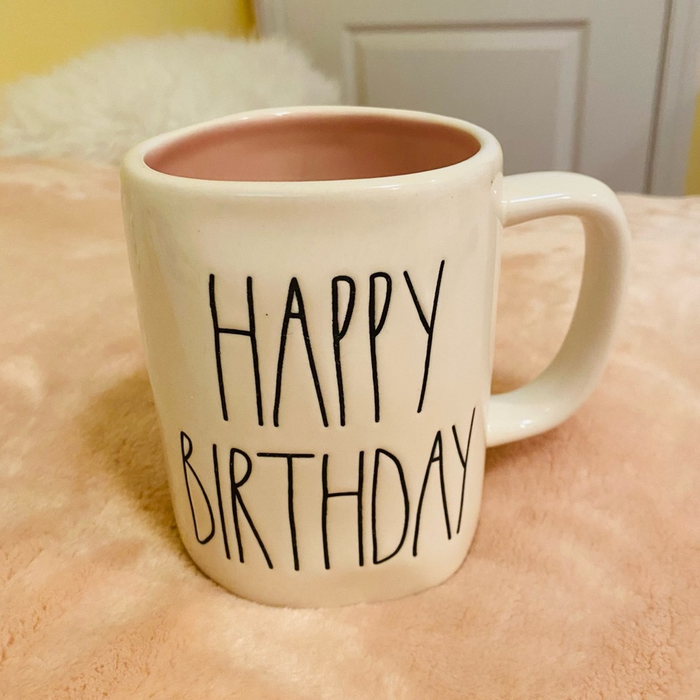 Rae Dunn Happy Birthday Mug